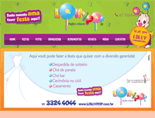 Tablet Screenshot of lollypop.com.br